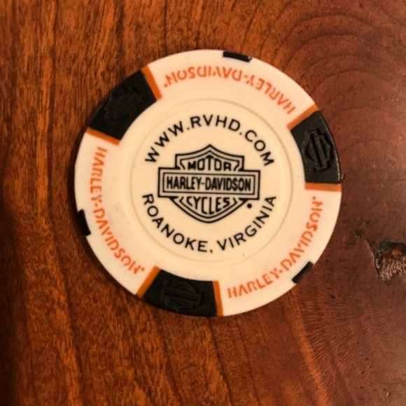 HARLEY-DAVIDSON ROANOKE VALLEY POKER CHIP - Picture 2 of 2